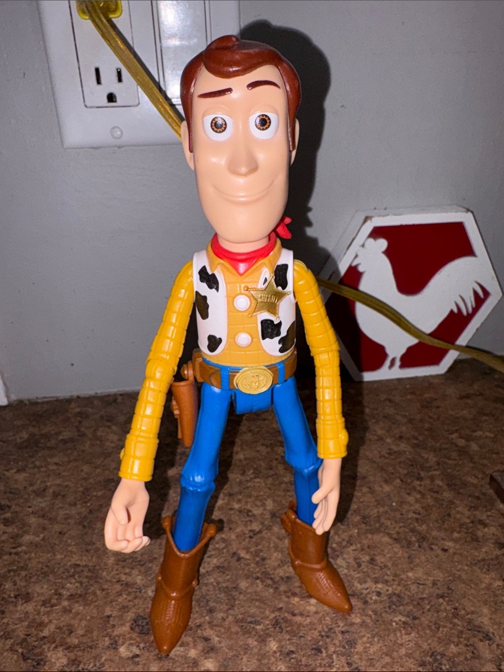 Disney Pixar 2017 Toy Story 4 Poseable 9” Inch Sheriff Woody Figure Doll